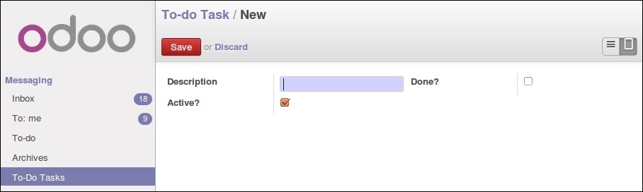 Gráfico 2.3 - Agregar módulo 'todo_app' al menú de Odoo
